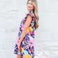 Twilight Garden Navy Flower Dress