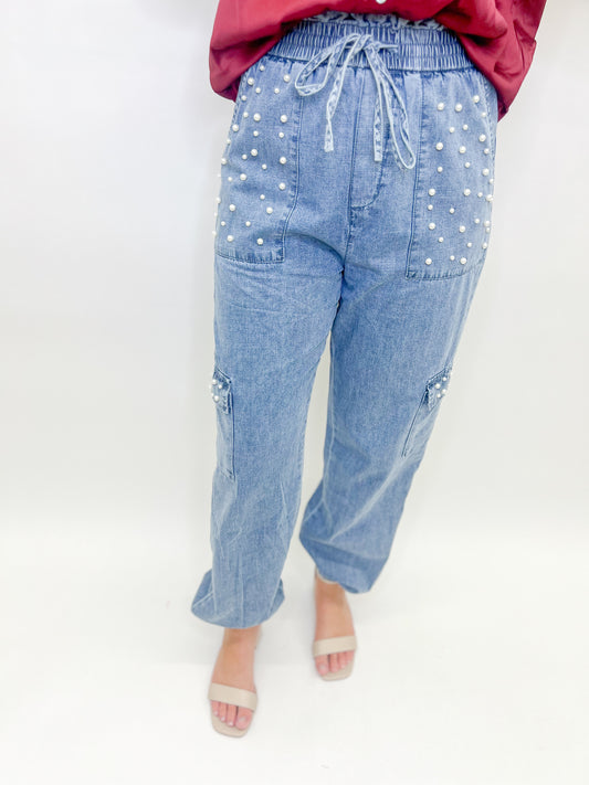 Guts & Glam Denim Joggers