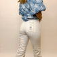 High Risen White Jeans