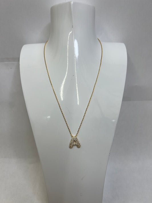 Diamond Initial Necklace