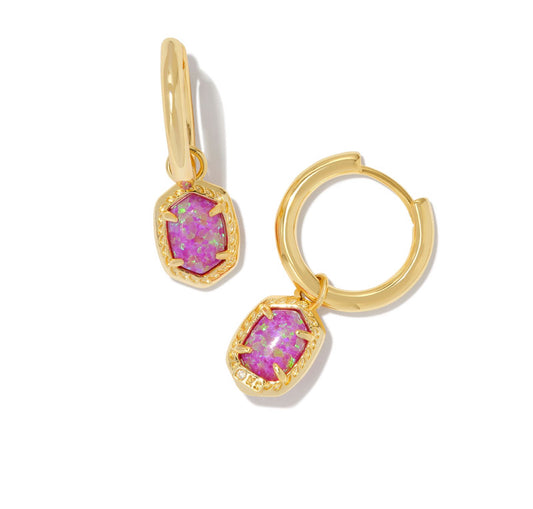 Daphne Frame Huggie Earrings