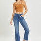 RISEN Full Size Button Fly Cropped Bootcut Jeans