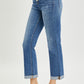 RISEN Full Size Button Fly Cropped Bootcut Jeans