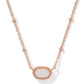 Mini Elisa Satellite Necklace Rose Gold