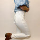 High Risen White Jeans