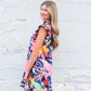 Twilight Garden Navy Flower Dress