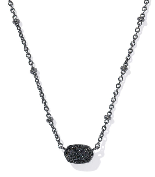 Mini Elisa Satellite Necklace Black