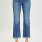 RISEN Full Size Button Fly Cropped Bootcut Jeans