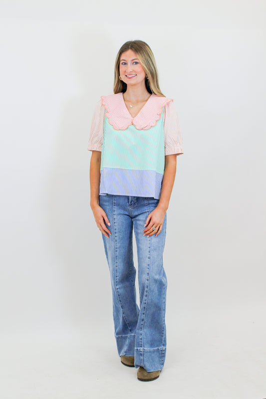 Striped with Love Top