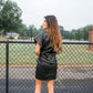 Pearls + Pleather Dress