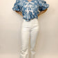 High Risen White Jeans