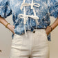 High Risen White Jeans