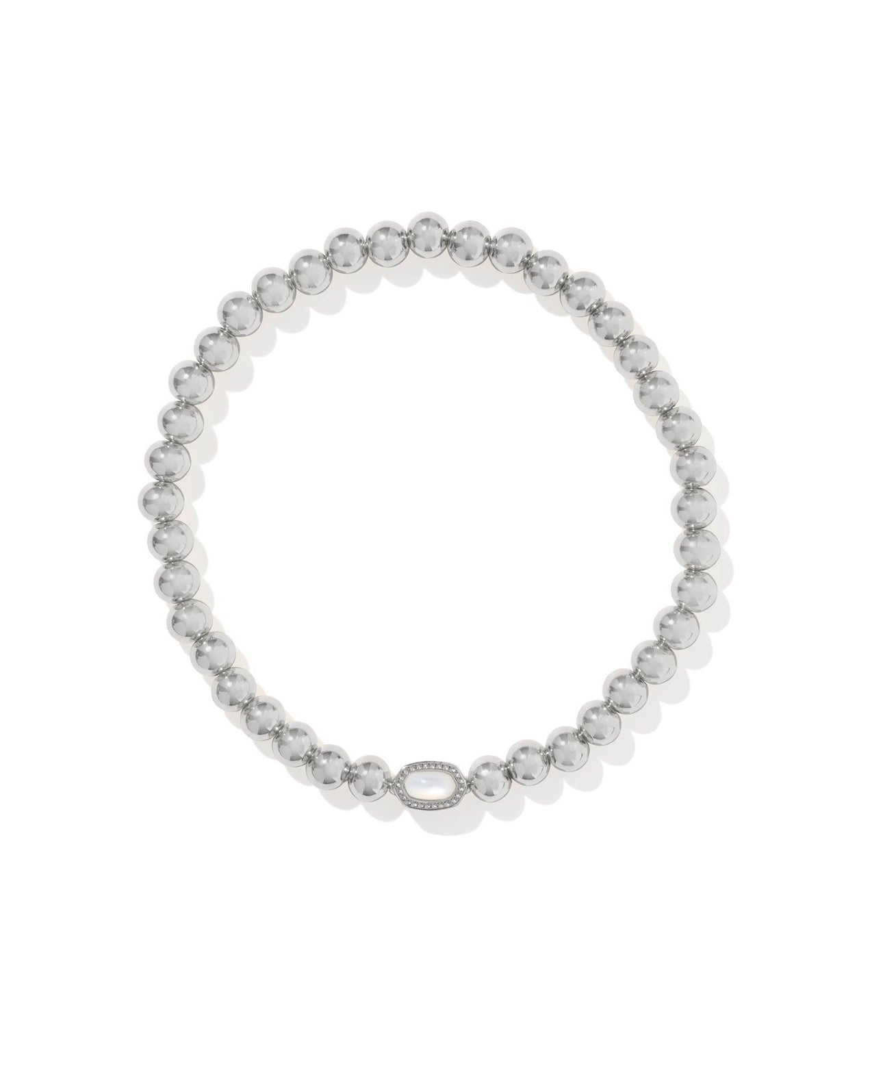 Mini Elaina Stretch Bracelet Silver