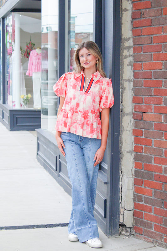 Rose All Day Top