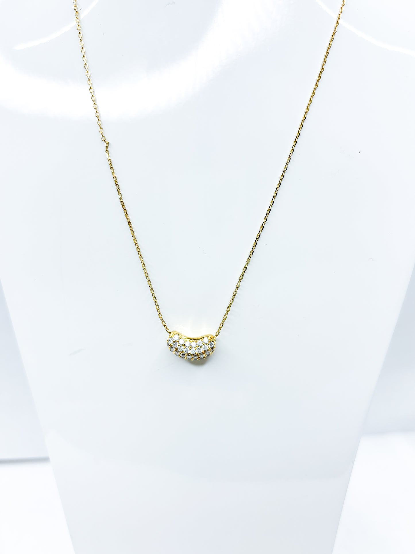 Rhinestone Bar Necklace