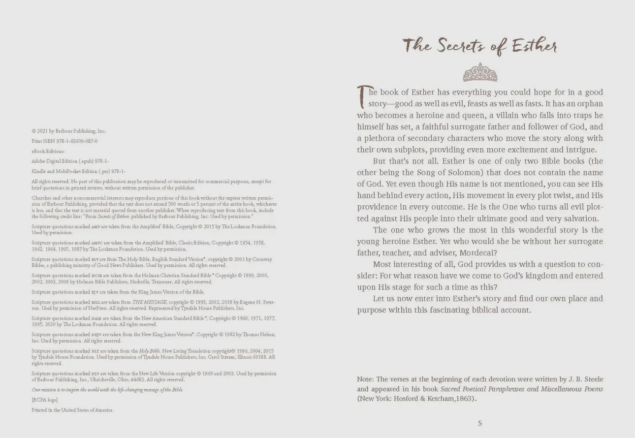 Secrets of Esther