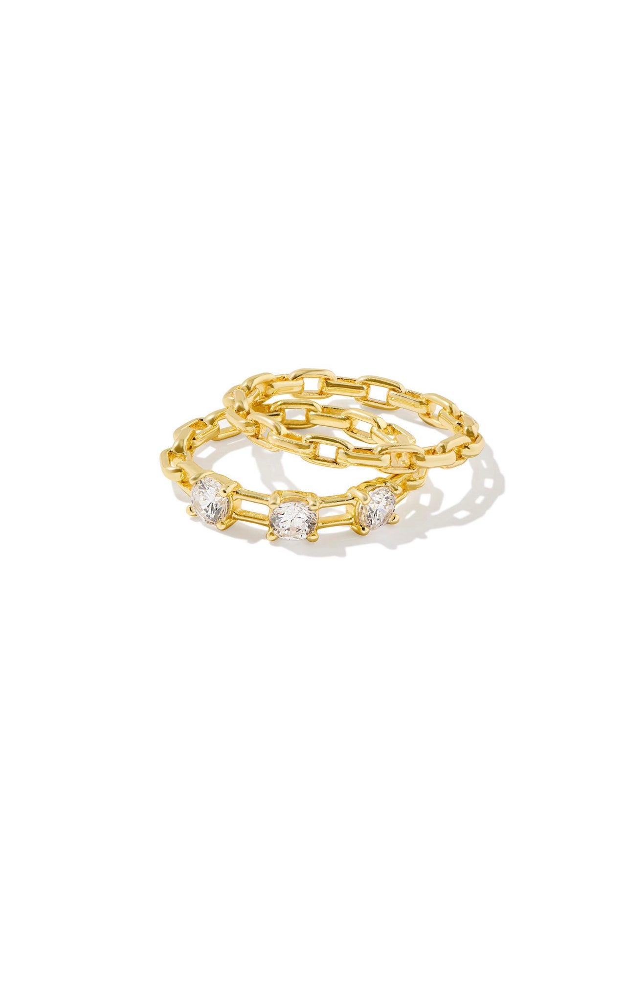 Lexi Gold Ring Set size 7