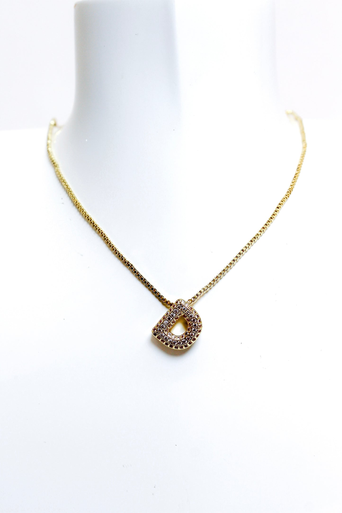 Diamond Initial Necklace