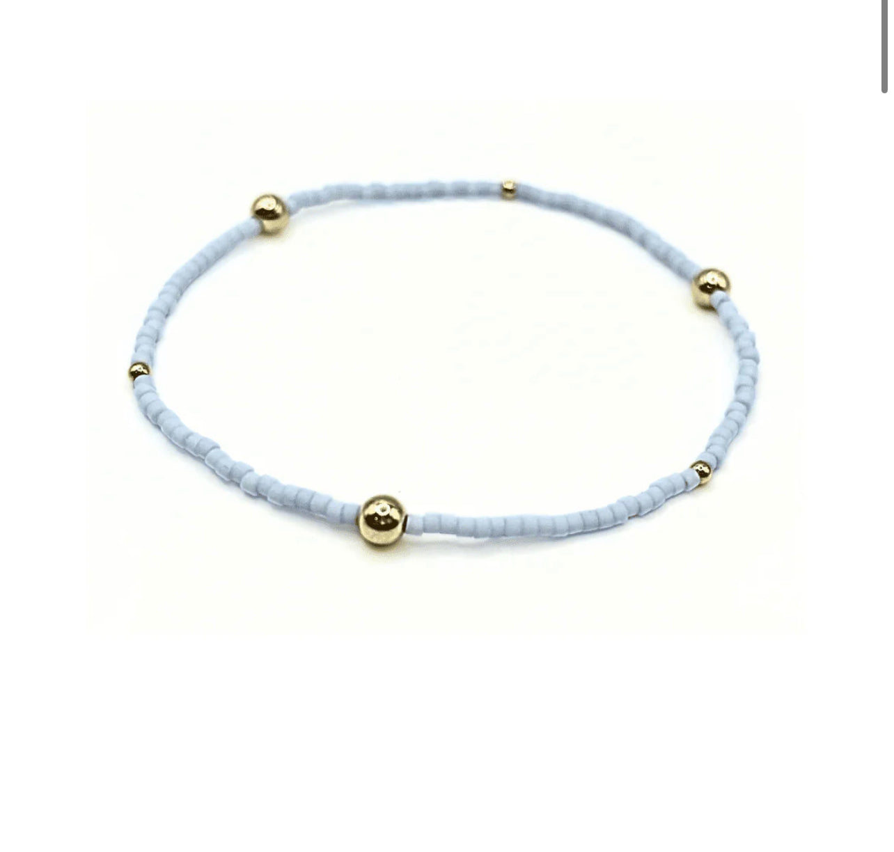 GAME DAY GOLD-FILLED & NATURAL RICE PEARLS WATERPROOF BRACELETS