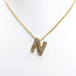 Diamond Initial Necklace