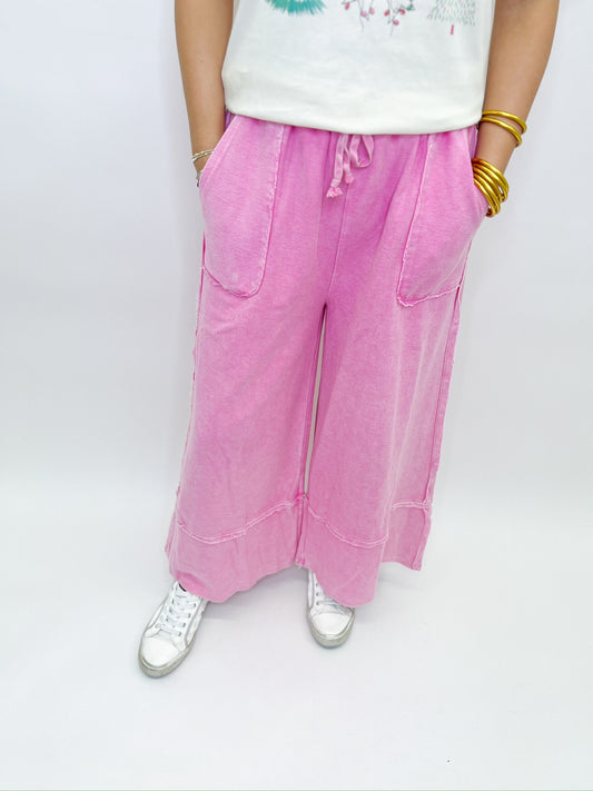 Hot Pink Easy Feeling Pants