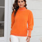 Turtle Neck Long Sleeve Pullover Sweater