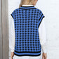 Ribbed V-Neck Sleeveless Sweater
