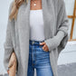 Open Front Long Sleeve Cardigan