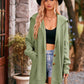 Dropped Shoulder Long Sleeve Cardigan