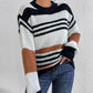 Striped Round Neck Sweater
