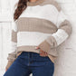 Full Size Round Neck Drop Shoulder Sweater