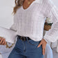 Johnny Collar Drop Shoulder Sweater