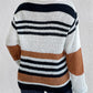 Striped Round Neck Sweater