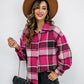 Plaid Button-Down Jacket