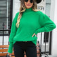 Turtle Neck Long Sleeve Pullover Sweater