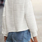 Textured Round Neck Dropped Shoulder T-Shirt