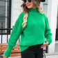 Turtle Neck Long Sleeve Pullover Sweater