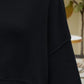 Round Neck Dropped Shoulder Sweater