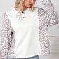 Leopard Round Neck Long Sleeve Top