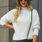 Turtle Neck Long Sleeve Pullover Sweater