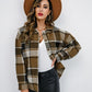 Plaid Button-Down Jacket