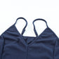 Spaghetti Strap Deep V Jumpsuit with Pockets
