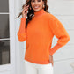 Turtle Neck Long Sleeve Pullover Sweater