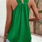 Ruched Grecian Sleeveless Blouse
