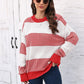 Full Size Round Neck Drop Shoulder Sweater