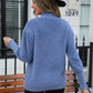 Turtle Neck Long Sleeve Pullover Sweater