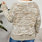 Plus Size Round Neck Long Sleeve Sweater