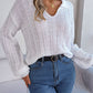 Johnny Collar Drop Shoulder Sweater