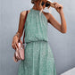 Floral Tied Sleeveless Mini Dress