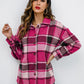 Plaid Button-Down Jacket